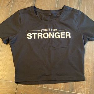 Strong crop top size medium